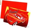 Set de 6 invitatii de petrecere copii CARS Fulger McQueen