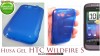 HUSA DEOSEBITA BLUE GEL - SILICON HTC WILDFIRE S - TRANSPORT GRATUIT
