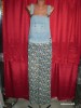 SALOPETA JEANS BLANCO DAMA ''XL''