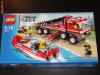 Lego CITY 7213  MASINA &amp; SALUPA POMPIERI   5-12 ani SIGILAT