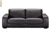SET CANAPELE  PIELE BOVINA NOI(productie  Spania,) NEGRU CUSATURI ALBE 1 buc 3 locuri(lungime 2.64m) +1 buc 2 locuri(lungime 1.10m) neextensibile.