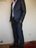 Vand Costum Giorgivs Pepe Cambrat Marimea 46 + Camasa marimea M !!! Arata impecabil !!! Purtat doar de 4 ori