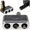 Priza auto tripla + 2 iesiri USB cu brat flexibil 90 grade FARA FIR.