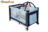 KinderKraft - Patut pliabil Jolly cu doua nivele plus Blue