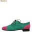 Mocasini HotStepper 2 Fuchsia & Jungle Green de dama din piele naturala HS794
