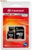 card micro SD cu  2 adaptoare  de  1 gb