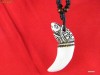 Lantisor Hand Made, Dinte de iac , African Tribal, Fashion, Pandantiv NOU !!!