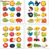 Magnet frigider KIDS/ Magneti pentru copii/ Magneti frigider din lemn/ Magneti frigider colorati