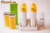 kit epilare, kit complet pt epilare cu ceara, incalzitor ceara dublu + 2 rezerve ceara + benzi epilat + ulei epilat