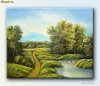 Tablou peisaj clasic (5) - ulei pe panza 60x50cm