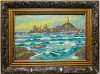 Peisaj marin - semnat  F.Hodler