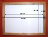 Whiteboard rama lemn