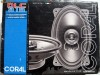 set DIFUZOARE auto CORAL, 120 W (40 W) cu tweeter de inalte. Dimensiuni 154 x 96 mm.