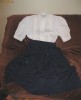 Costum tirolez , dirndl , costum 2 piese camasa brodata si fusta - 42