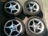 vand un set de jante aliaj model deosebit cromate pentru smart fortwo cu anvelope de vara aproape noi 195/50 R15