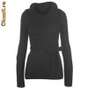Pulover Dama Miss Fiori Negru lung - cod 663005 marimea M