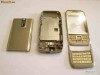 CARCASA NOKIA E66 COMPLETA GOLD CU TASTATURA - Carcasa metalica