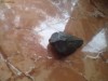 Meteorit negru. Gasit in zona de camp. Este atras de magnet, ideal pentru colectionari.
