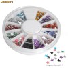 Carusel cu strasuri colorate Nr 8, decoratii, decoratiuni strasuri 2mm, 1800 buc ,nail art 3D, pentru unghii false sau naturale