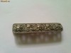 Brosa inox, cu pietre, vintage