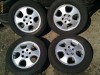 Set 4 jante aliaj 15 5x110 originale opel astra H, G, vectra C, zafira, corsa D, cauciucuri 195/65/15