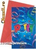 Set de 6 Invitatii de petrecere cu plicuri PARTY PRISMATIC