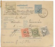 RFL 1891 Formular pachet maghiar Sibiu 50+30+1f foto