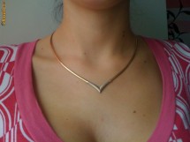 Vand urgent  Colier dama de 13,70 grame si 14 karate foto