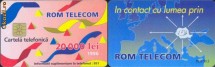 Cartela ROMTELECOM Rom 18a de colectie foto
