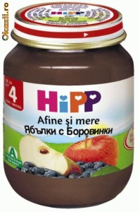 HiPP Piure Mere si afine - 125gr foto