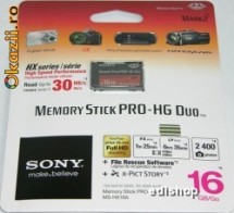 Memory Stick Pro-HG Duo 16GB Sony - originale, sigilate
