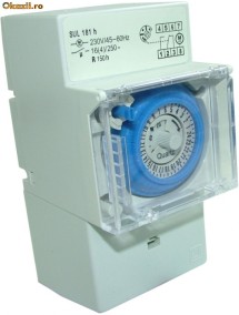 Temporizator mecanic, de panou, pentru sina DIN-1305 foto