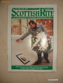 SCOTTISH RITE - THE MAY 1994 JOURNAL OF FREEMASONRY SOUTHERN JURISDICTION USA foto