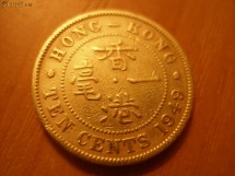 10 CENTS 1949 - HONG-KONG foto