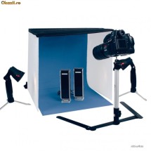 Ministudio trepied, lampi si softbox - Konig Germania foto