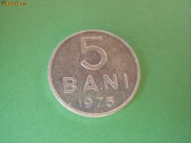 5 BANI 1975 foto