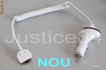 Incarcator auto Priza Bricheta pt iPhone 3G 3GS 4G iPod Touch iPad masina NOU foto