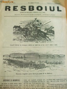 ZIAR RESBOIUL.DATA 24 12 1877, NR.155 foto