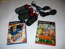 Controler Sony Playstation 2 - Buzz! + 2 jocuri diferite originale foto