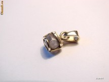 pandantiv medalion amuleta aur 14K cu Diamant foto