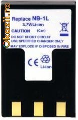 Acumulator compatibil Canon NB-1LH foto