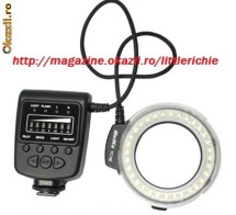 Vand inel lumini led macro pentru Pentax PK k-r kx k-5 k7 645D foto