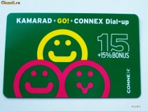 CARTELA CONNEX KAMARAD + GO 15 USD + 15 % DE COLECTIE ** foto