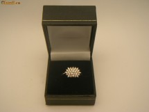Superb inel din aur si diamante naturale, 0,50 ct, NOU, deosebit