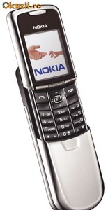 NOKIA 8800 SILVER SIGILAT 0 MIN - PENTRU COLECTIONARI - ATENTIE - PRET 999 EURO !!