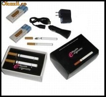 2 TIGARI ELECTRONICE E-HEALTH + 3 INCARCATOARE + 20 REZERVE BONU