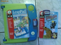 Sistem Leapfrog Leappad + 2 carti care VORBESC IN LIMBA ENGLEZA