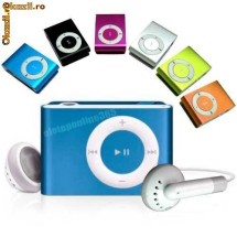 MP3 PLAYER  Model 2012 TIP IPOD SHUFFLE +CASTI oferite cadou si adaptor USB