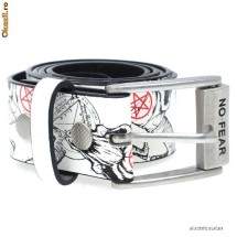 Curea / Centura NO FEAR barbati  Marvel Print White foto