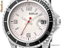 Ceas barbatesc REPLAY  RH5310AF, ceas original in cutie nou cu eticheta si certificat garantie. Pret magazin 120 euro foto